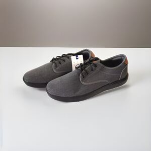 TIOSEBON Men NEW 10.5 Memory Foam Canvas Walking Shoes Arch Support Comfort Gray